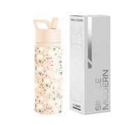 Simple Modern Kids Water Bottle with Straw | Insulated Stainless Steel Reusable Tumbler for School, Girls, Boys | Summit Collection | 530ml | Chloe Floral