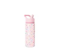 Simple Modern Kids Water Bottle with Straw | Insulated Stainless Steel Reusable Tumbler for School, Girls, Boys | Summit Collection | 530ml | Confetti