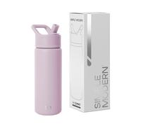 Simple Modern Kids Water Bottle with Straw| Leak Proof Insulated Stainless Steel Bottle for Girls, Boys | Summit Collection | 530ml | Lavender Mist