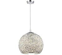 Simple Modern Luxury Hardware Pendant Light Personality Art Design Hanging Lamp Silver Romantic Restaurant Decorative Ceiling Pendant Lamp,Hallway Living Room Light Fixture