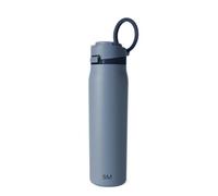 Simple Modern Mesa Loop Water Bottle with Straw | 24oz Cup Holder Friendly Insulated Stainless Steel Bottles for Travel, Sports and School | Deep Dune