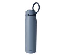 Simple Modern Mesa Loop Water Bottle with Straw | 30oz Cup Holder Friendly Insulated Stainless Steel Bottles for Travel, Sports and School | Deep Dune