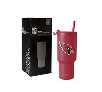 Simple Modern Officially Licensed NFL Arizona Cardinals 30 oz Tumbler with Flip Lid and Straws | Insulated Cup Stainless Steel | Gifts for Men Women | Trek Collection | Arizona Cardinals