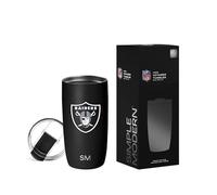 Simple Modern Officially Licensed NFL Las Vegas Raiders 16oz Travel Coffee Tumbler with Flip Lid | Stainless Steel Cup | Football Gifts for Men, Women | Voyager Collection | Las Vegas Raiders