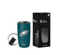Simple Modern Officially Licensed NFL Philadelphia Eagles 16oz Travel Coffee Tumbler with Flip Lid | Stainless Steel Cup | Football Gifts for Men, Women | Voyager Collection | Philadelphia Eagles