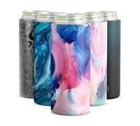 Simple Modern Skinny Can Cooler for Slim Beer & Hard Seltzer 12oz Insulated Stainless Steel Sleeve, Slim (12oz), Pattern: Dreamcicle