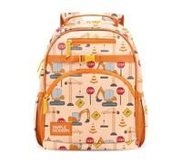 Simple Modern Toddler Backpack for School Girls and Boys, -Construction Zone, Kids Medium, Kids Medium