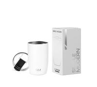 Simple Modern Travel Coffee Mug Tumbler with Flip Lid | Insulated Stainless Steel Iced Coffee Cup | Gifts for Women & Men | Voyager Collection | 350ml | Winter White