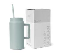 Simple Modern Tumbler with Handle and Straw | Insulated Stainless Steel Large Water Jug | Gifts for Women & Men | Trek Collection | 1480ml | Sea Glass Sage
