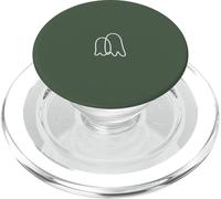 Simple Modern Two Ghosts Outline - Sage Green PopSockets PopGrip for MagSafe