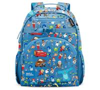 Simple Modern Unisex Kid's Fletcher Backpack, Disney: Pixar Mashup on Blue, Medium