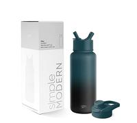 Simple Modern Water Bottle with Straw and Chug Lid | Insulated Stainless Steel Thermos for Sports Gym | Summit Collection | 950ml | Moonlight
