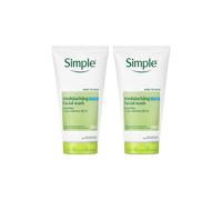 Simple Moisturising Face Wash 2X150Ml Sensitive In White White