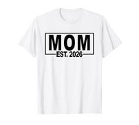 Simple MOM Est 2026 to Be Gifts First Time MOM New Mommy T-Shirt