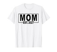 Simple MOM Est 2027 to Be Gifts First Time MOM New Mommy T-Shirt