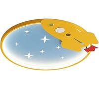 Simple Mount Ceiling Light 15.74" Ultra Thin s Acrylic Cartoon Boy Girl Ceiling Light Metal Ceiling Pendant Lighting for Girls Room, Kids Bedroom, Study Room