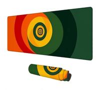 Simple Mouse Mat Large 1000x500 mm Gaming Mouse Pad Abstract Mousepad Waterproof Desk Pad Keyboard Mat for Computer Accessories Mousemat with Non-Slip Base Stitched Edges for Gifts for Men Office A-66