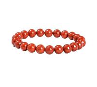 Simple Natural Stone Bead Bracelets for Women Amethyst Turquoise Crystal Elastic Yoga Wrist Gifts(6mm,X)