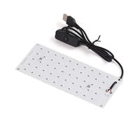 Simple Operate Curing Light Bulb Lamp 395nm 5V Source Board with USB Plug for Nails Art Green Oil Curing Lamp Film Board Source Panel