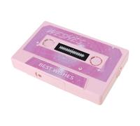 Simple Operations Voice Cassettes Tape Customizable Sound Greeting Card Present For Birthday Anniversary Comforting Message Recordable Tape