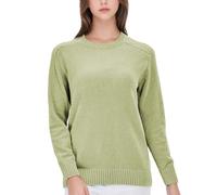 Simple&Opulence Women's Jumper Crewneck,Chenille Warm Pullover Tops for Woman,Casual Long Sleeve Winter Sweater,S-XXL