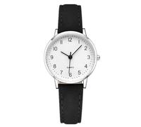 Simple Pair Easy Read Digital Scale Analog Quartz Watch Men Stylish Comfortable Leather Band, Blake - We Are