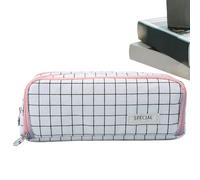 Simple Pencil Case Large Capacity Divided Soft Touch Pencil Rubber