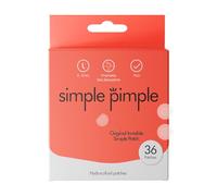 Simple Pimple Patches for Clear Grains - Hydrocolloid Pimple Patch with Salicylic Acid, Tea Tree and Centella Asiatica | Acne Patches 8 Hours of Action. 36 Acne Patches.