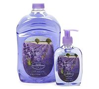 SIMPLE PLEASURES - High Quality Hand Soap Collection French Lavender Fragrance 200ml Bottle with Giant Refill Goodho