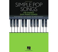 Simple Pop Songs Piano Book [Softcover] Hal Leonard
