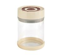 Simple Press Vacuum Storage Jar Maintains Freshness for Grains Snacks 3 Sizes Option Modern Kitchen Vacuum Container