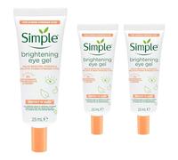 Simple Protect N Glow Brightening Eye Gel 25ml 3 Pack for Sensitive Skin