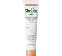 Simple Protect 'N' Glow Triple Protect Moisturiser SPF 30, 40ml