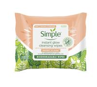Simple Protect'N'Glow Cleansing Wipes - Hypoallergenic, Unscented, for dull & tired skin - 6-Pack (68119115)