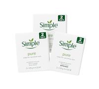 Simple Pure Soap 3 x Twin Packs 6 Bars Total Gentle Moisturising for Sensitive Skin Dermatologically Tested Fragrance Free Hypoallergenic Soap Bar for Face Body Hands Daily Cleansing Value Pack