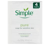 Simple Pure Soap Bars 4 x 100g
