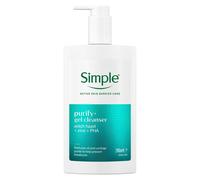 Simple Purify+ Gel Facial Cleanser witch hazel + zinc + PHA reduces oil and unclogs pores to help prevent breakouts 240 ml