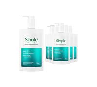 Simple Face Wash Cleanser Purify, Repair, Hydrate, Age Resist, Smooth+ Gel,240ml (6x Purify+ Gel Facial Cleanser)