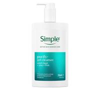 Simple Purify+ Gel Facial Cleanser witch hazel + zinc + PHA reduces oil and unclogs pores to help prevent breakouts 240 ml