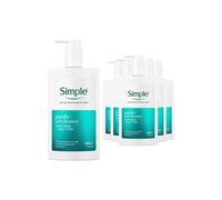 Simple Purify+ Gel Cleanser 240ml 6 Pack Face Wash for Sensitive Skin