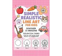 SIMPLE REALISTIC LINE ART FOR KIDS
