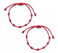 Simple Red Knot Woven Bracelet for Women Men Handmade Adjustable Bracelet Jewelry Trendy Accessories Party Gift Couple Items