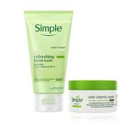 Simple Refresh Facial Wash + Night Cream