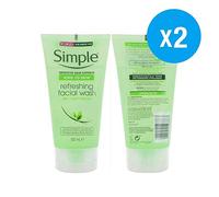 Simple: Refreshing Facial Wash - 150ml (Pack of 2)