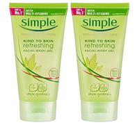 Simple Refreshing Facial Wash Gel, 5 Ounce (Pack Of 2)