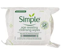 Simple Age Resisting Cleasing Wipes 25 Pack