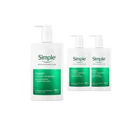 Simple Repair+ Facial Cleanser Soothing Hydrating Gentle Face Wash, 240ml - 3 pack