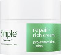 Simple Repair+ Facial Moisturiser pro-ceramides + cica relieves redness and repairs skin at a cellular level* 50 ml