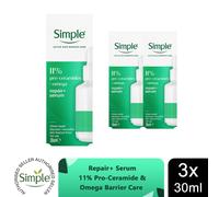 Simple 10% Niacinamide & Vit B3 Brightening Skin Boost Serum 30ml,3 Pk