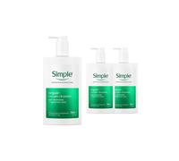 Simple Repair+ Cream Cleanser 240ml Soothing Hydrating Face Wash 3 Pack